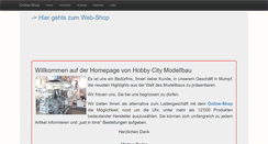 Desktop Screenshot of hobby-city.ch