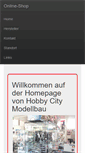 Mobile Screenshot of hobby-city.ch